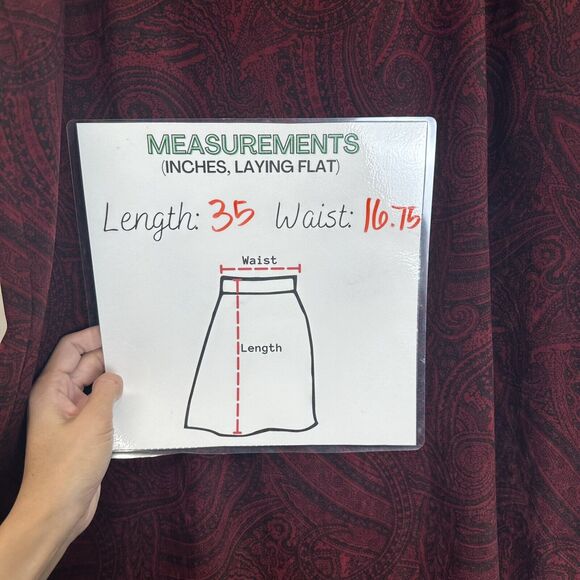 Maxi Skirt Womens Size L/14 Dark Paisley Velvet Black Whimsigoth Fairy Y2K Vtg. - Picture 7 of 10